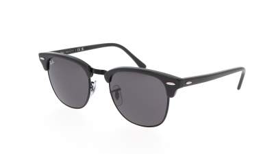 Sunglasses Ray-ban Clubmaster RB3016 1367/B1 51-21 Grey on black in stock