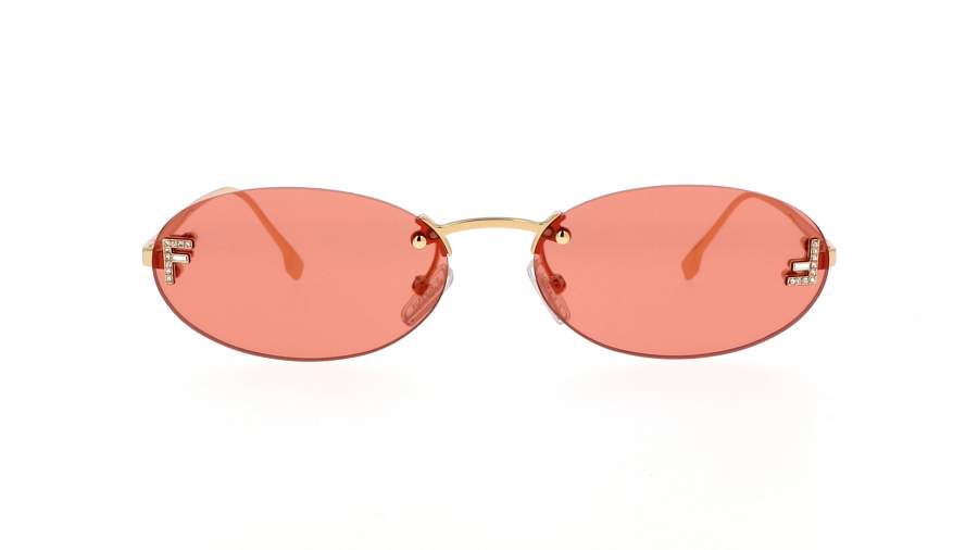 Sunglasses FENDI FE4075US 30S 54-15 Gold in stock