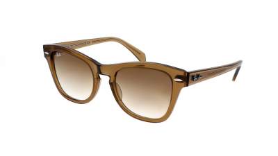 Sonnenbrille Ray-ban  RB0707S 6640/51 53-21 Transparent light brown auf Lager