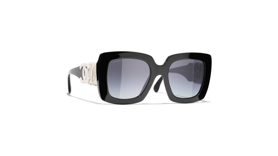 Sonnenbrille Chanel  CH5474Q 1082/S6 52-21 Schwarz auf Lager