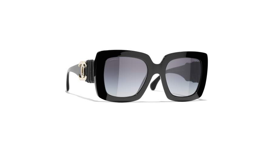 Sunglasses Chanel  CH5474Q C622/S6 52-21 Black in stock