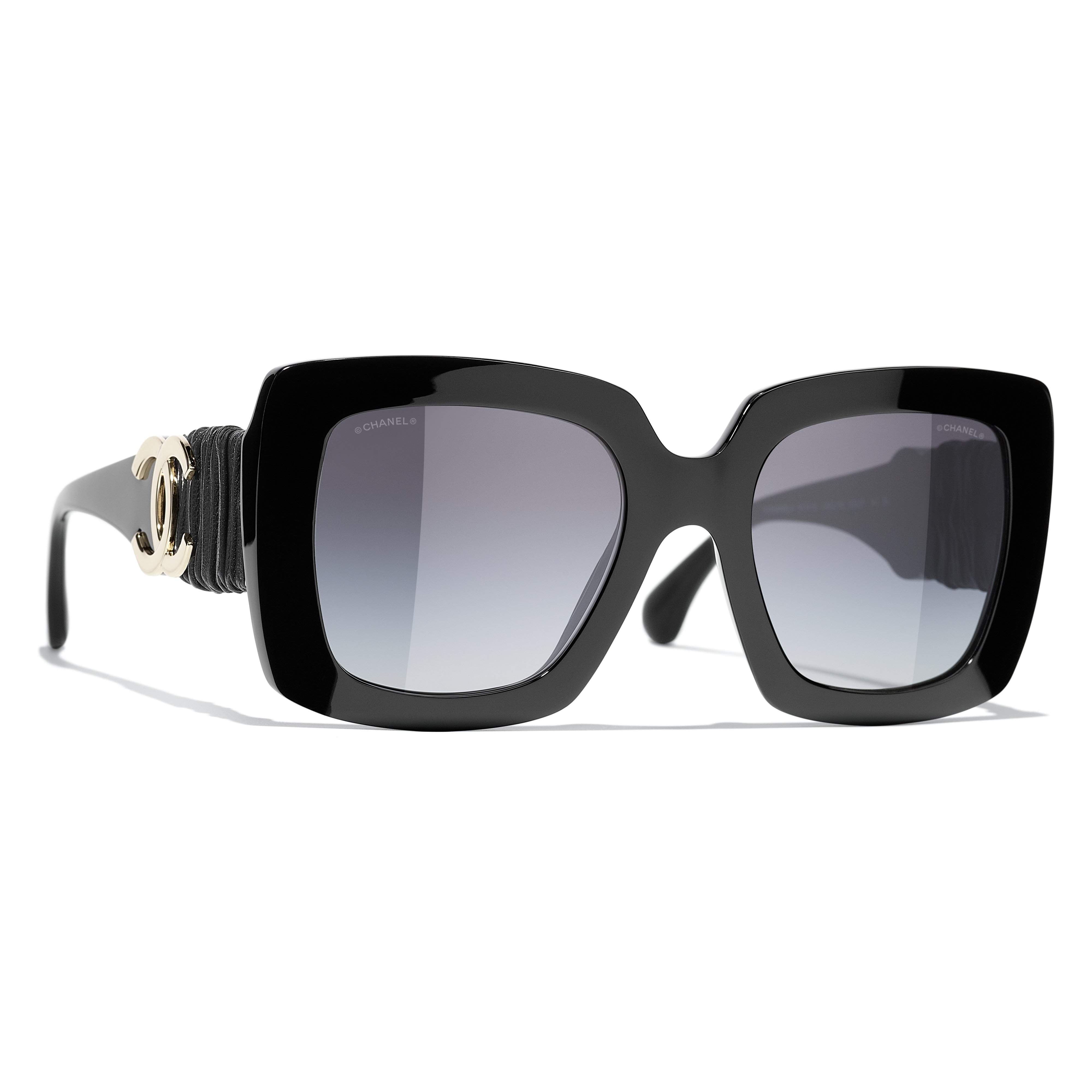 Sunglasses Chanel CH5474Q C622/S6 52-21 Black in stock