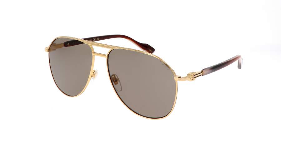 Sunglasses Gucci Gucci logo GG1220S 002 59-14 Gold in stock | Price 220 ...