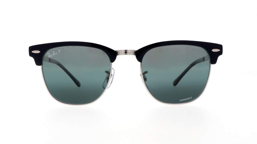 Sunglasses Ray-ban Clubmaster MetalRB3716 9254/G6 51-21 Shiny transparent grey in stock