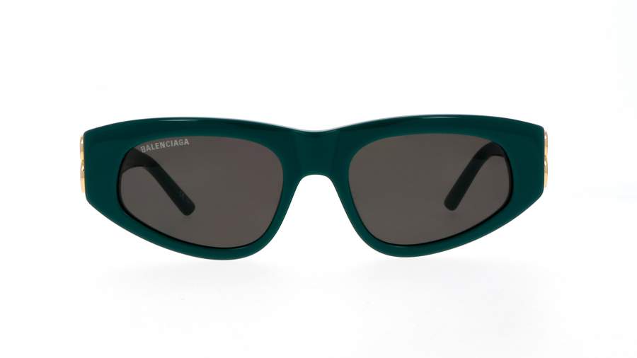 Sonnenbrille Balenciaga Dynasty BB0095S 005 53-19 Grün auf Lager