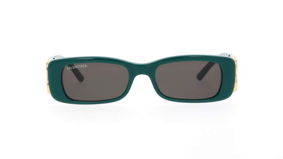 Sonnenbrille Balenciaga Everyday BB0096S 006 51-18 Grün auf Lager