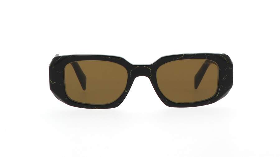Sunglasses Prada  PR17WS 19D01T 49-20 Black/yellow marble in stock