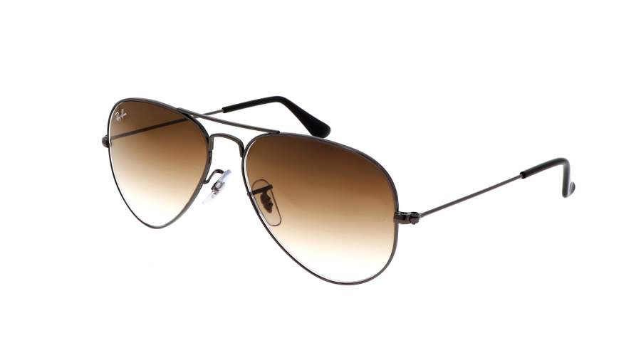 Vlak Ongepast onderdak Sunglasses Ray-Ban Aviator Metal Gun Metal RB3025 004/51 55-14 Small  Gradient in stock | Price 74,96 € | Visiofactory