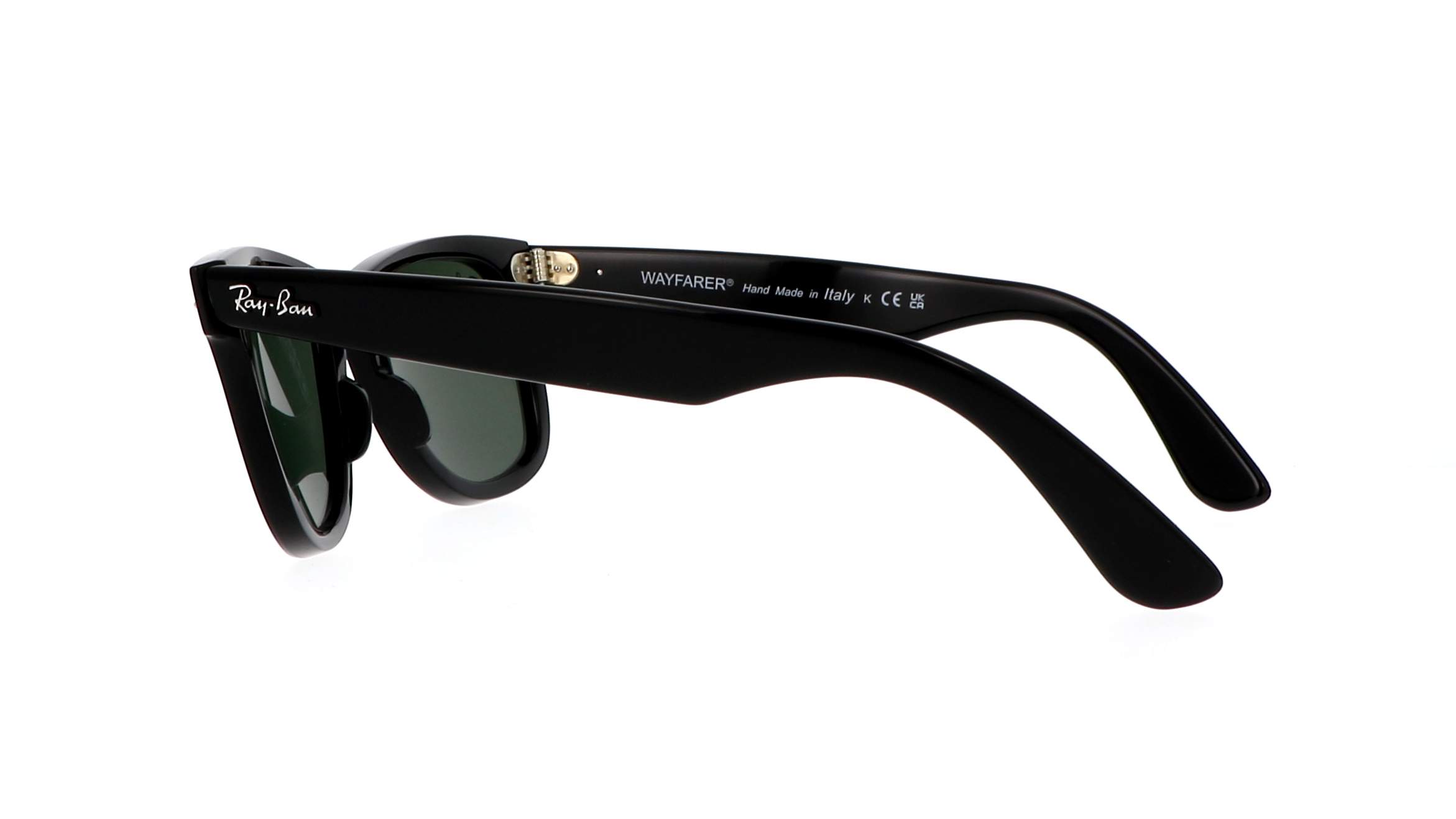 Zonnebrillen Ray-Ban Original wayfarer RB2140 901 54-18 Zwart op ...