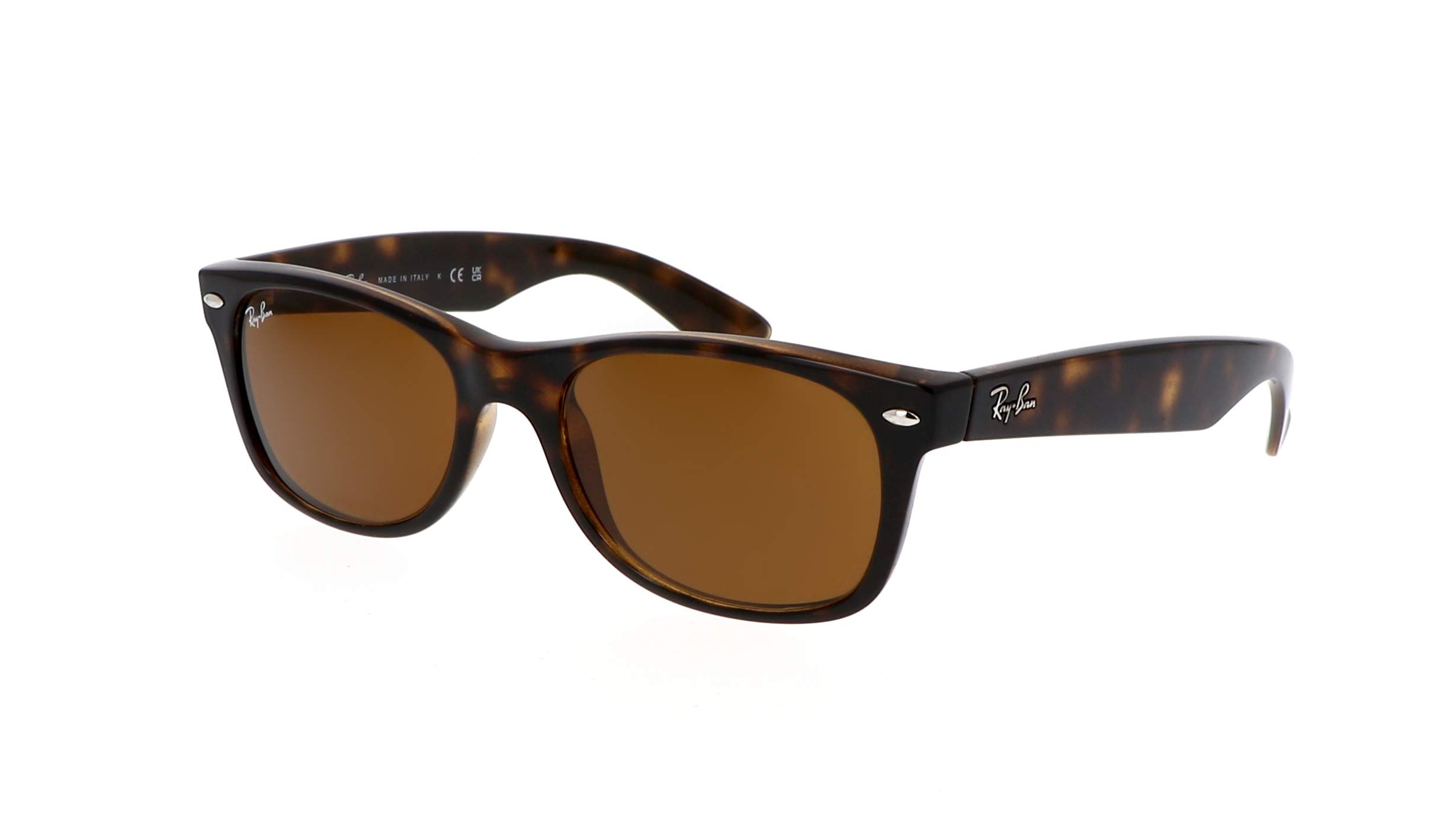 Sunglasses Ray-Ban New Wayfarer Tortoise RB2132 710 55-18 in stock ...