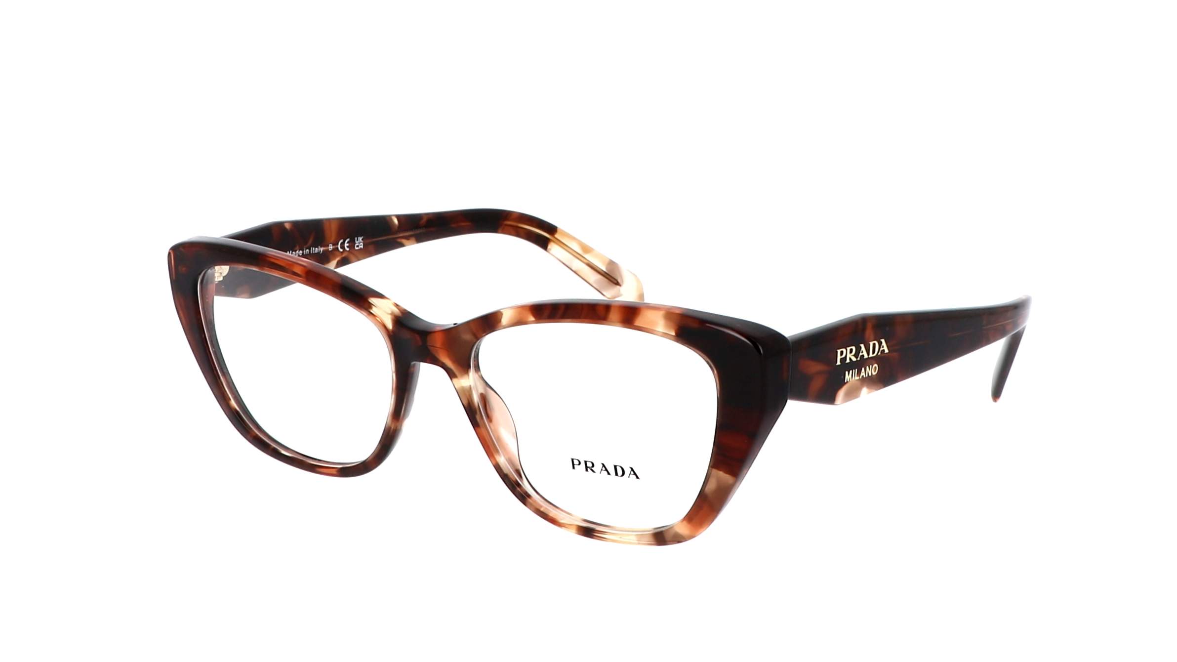 Eyeglasses Prada PR19WV 07R-1O1 53-17 Caramel tortoise in stock | Price ...
