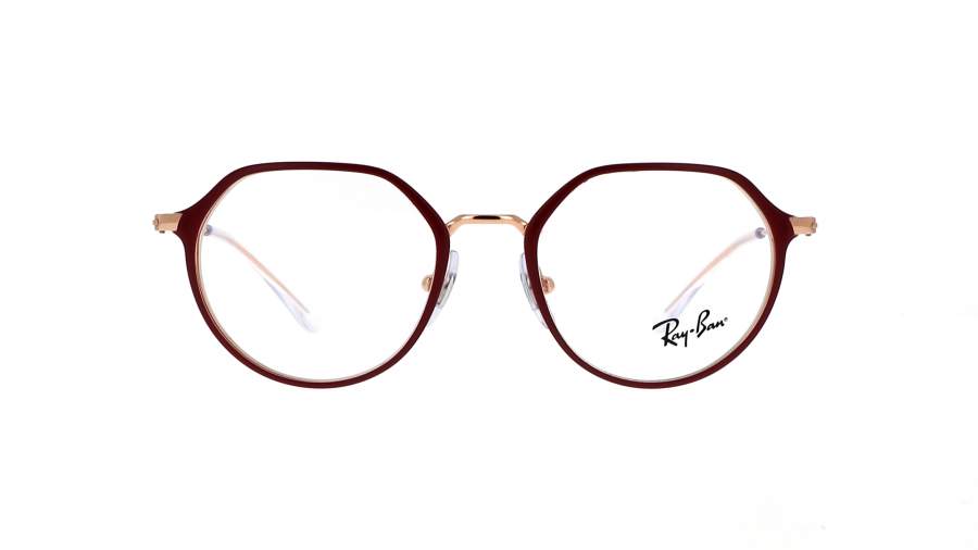 Brille Ray-ban  RY1058 4077 47-18 Matte bordeaux on rose gold auf Lager