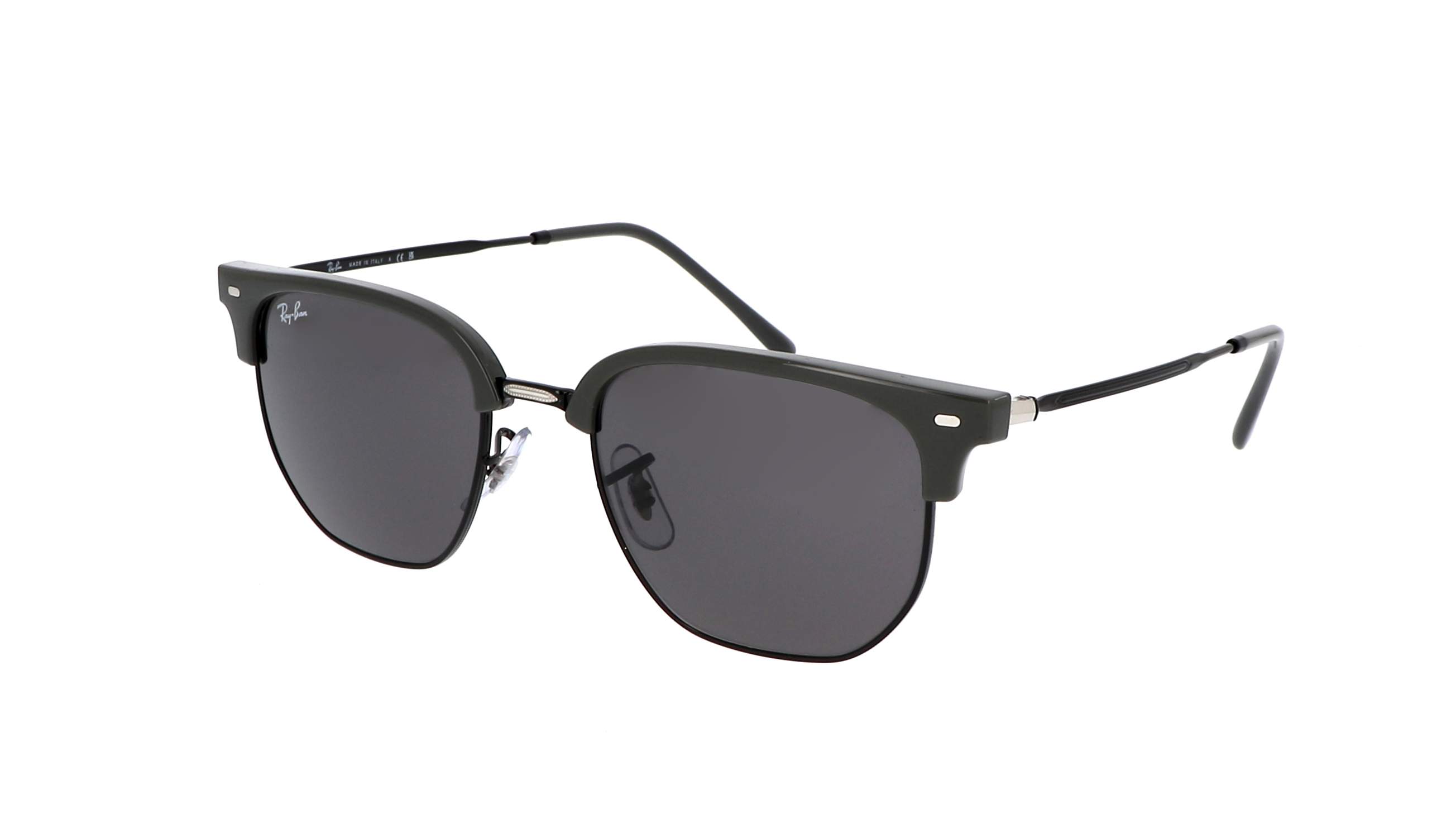 Sunglasses Ray-ban New clubmaster RB4416 6653/B1 51-20 Grey on black in ...
