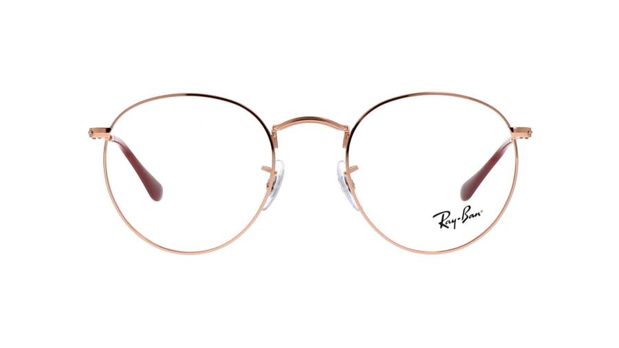 Eyeglasses Ray-Ban Round metal OpticsRX3447V 3094 47-21 Rose Gold in stock