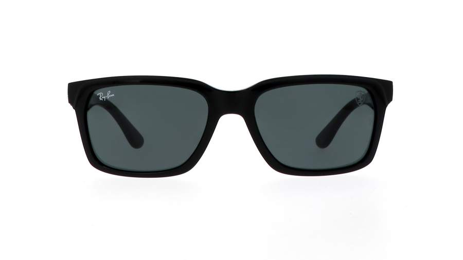 Sunglasses Ray-Ban Ferrari RB4393M F65071 56-18 Black On Rubber Black in stock