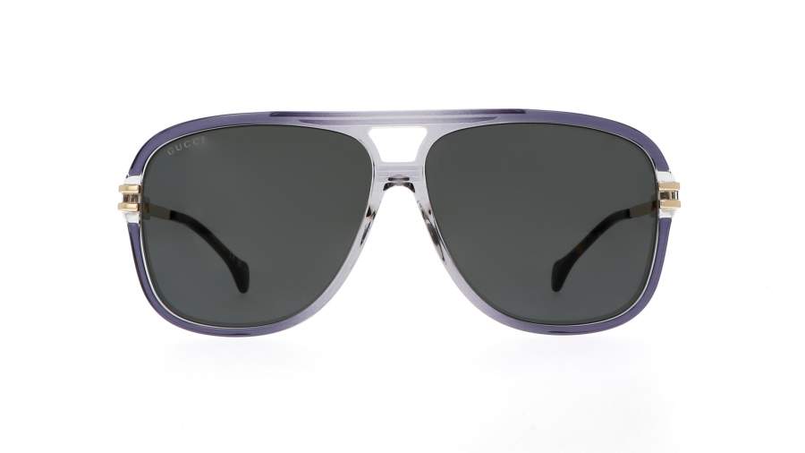 Sonnenbrille Gucci Logo Asian smart fitting GG1105S 001 63-12 Grau auf Lager