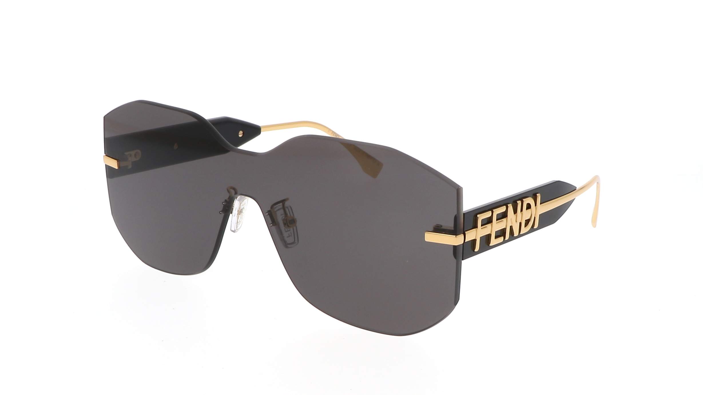 Muse Elliot Shiny Black, Gold Prescription Sunglasses - 50% Off Lenses