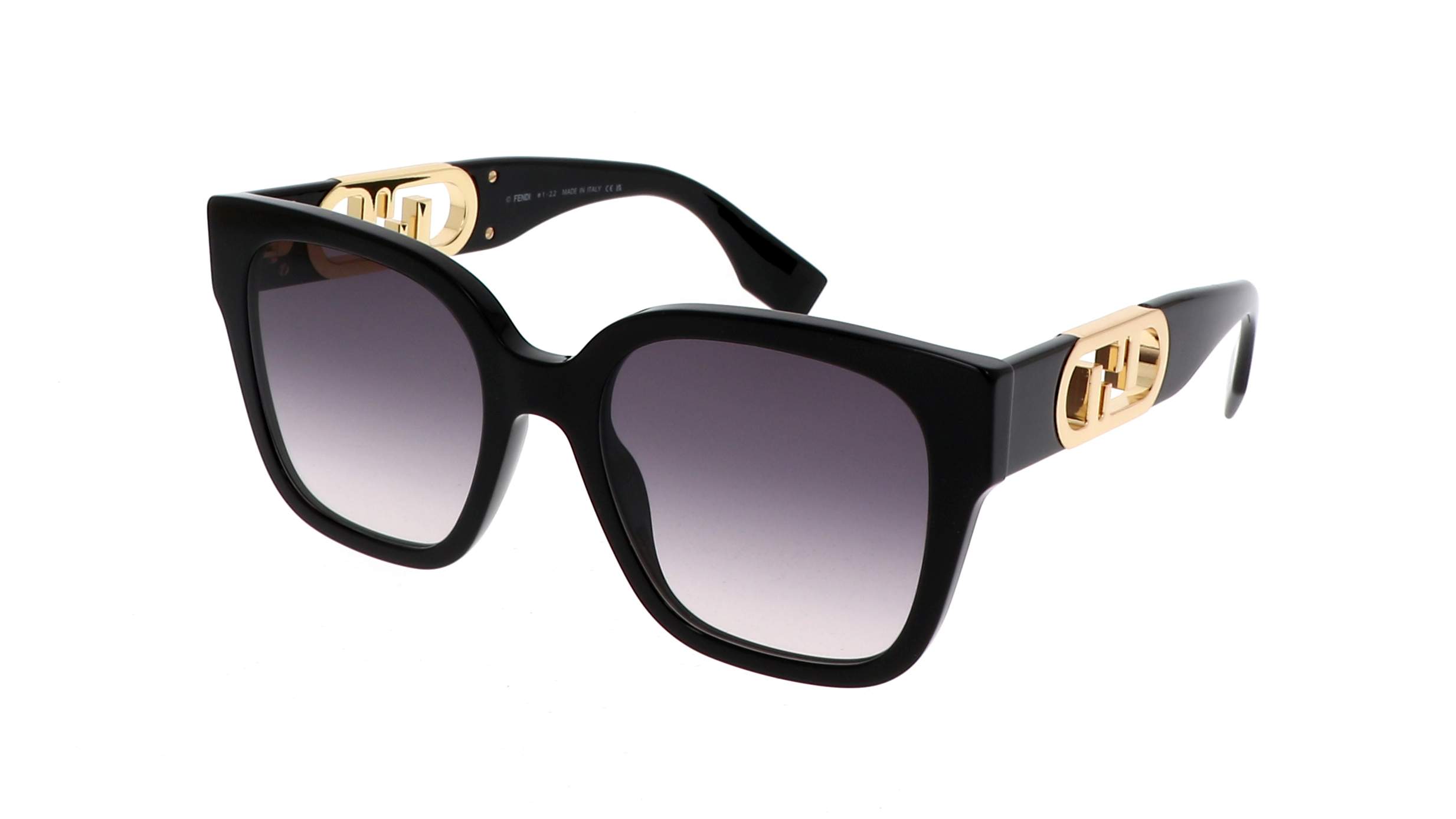 Sunglasses FENDI O'lock FE40063I 01B 54-20 Black in stock