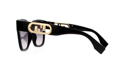 Fendi O'lock Fe40063i 25f Oversized Square Sunglasses in Black