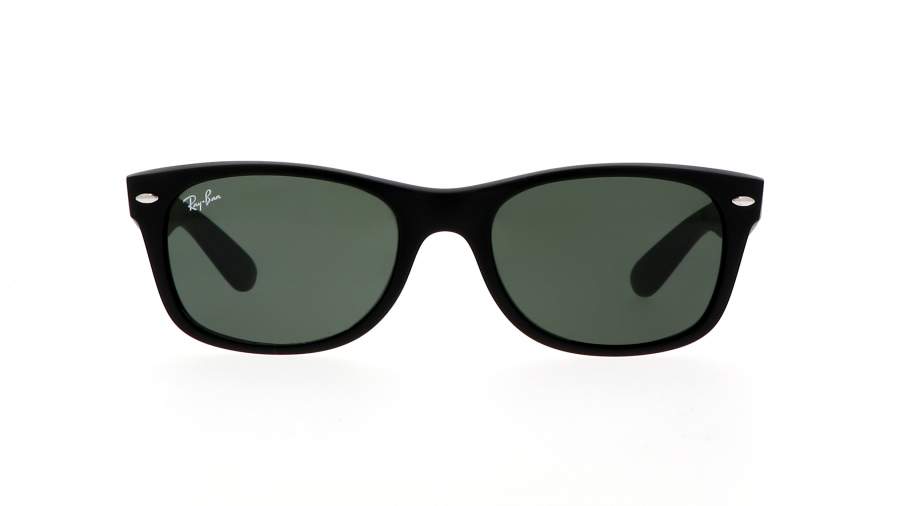 Sunglasses Ray-Ban New Wayfarer Black Matte RB2132 622 52-18 Small in stock