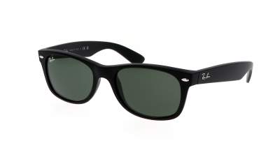 Sunglasses Ray-Ban New Wayfarer Black Matte RB2132 622 52-18 Small in stock