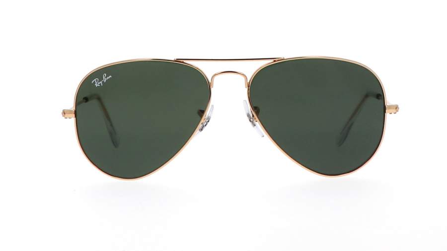 Lunettes de soleil Ray-Ban Aviator Large Metal Or RB3025 W3234 55-14 Small en stock