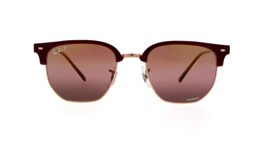 Sonnenbrille Ray-Ban New Clubmaster RB4416 6654/G9 51-20 Bordeaux On Rose Gold auf Lager