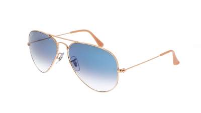 Sunglasses Ray-Ban Aviator Large Metal Gold RB3025 001/3F 55-14 Small Gradient in stock
