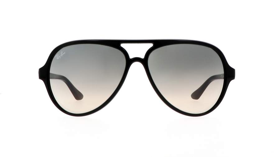 Sonnenbrille Ray-Ban Cats 5000 Schwarz RB4125 601/32 59-13 Breit Gradient Gläser auf Lager
