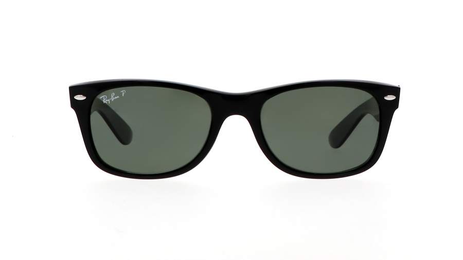 Sunglasses Ray-Ban New Wayfarer Black RB2132 901/58 55-18 Medium Polarized in stock
