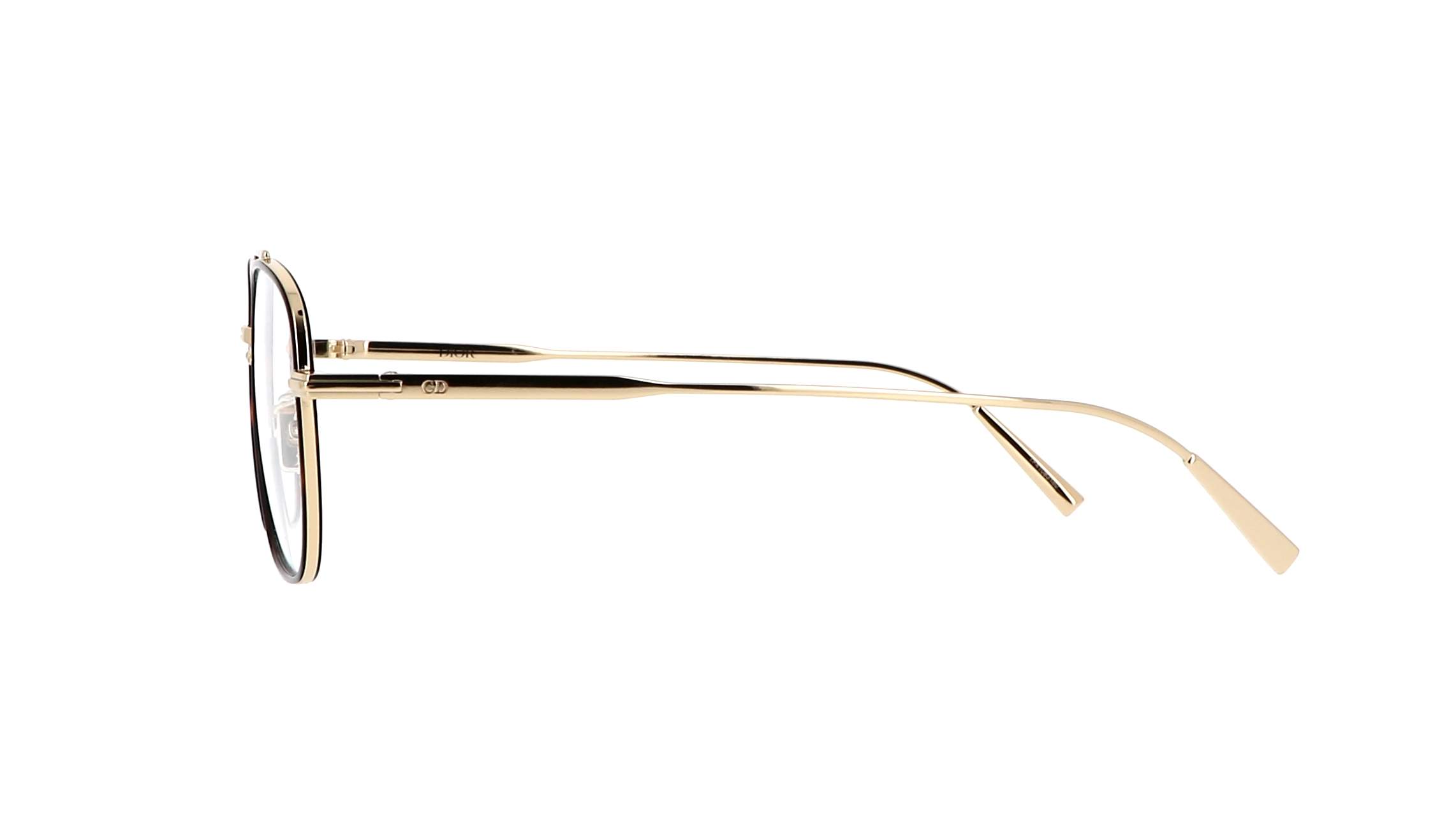 Eyeglasses DIOR Black suit DIORBLACKSUITO S13U B500 54-18 Gold in stock ...