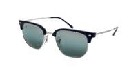 Ray-Ban New clubmaster RB4416 6656/G6 51-20 Blue on silver