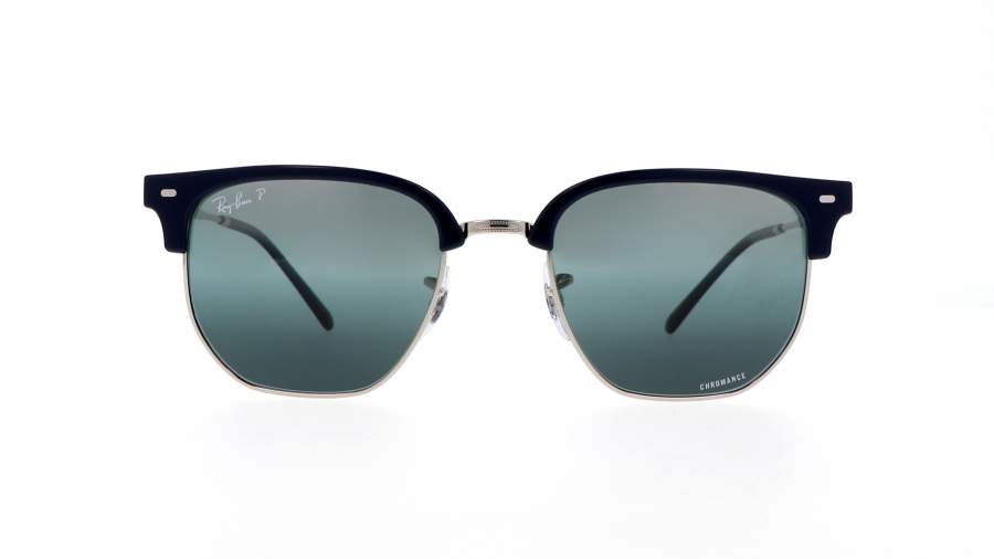 Lunettes de soleil Ray-ban New clubmaster RB4416 6656/G6 51-20 Blue on silver en stock