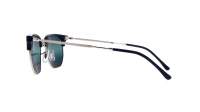Ray-Ban New clubmaster RB4416 6656/G6 51-20 Blue on silver