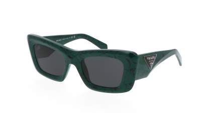 Sunglasses Prada Symbole PR13ZS 16D-5S0 50-21 Green marble in stock