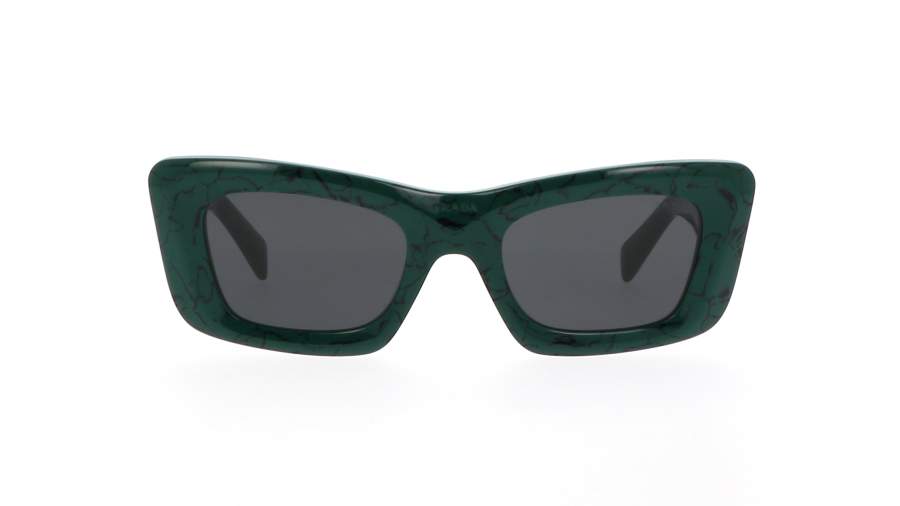 Sunglasses Prada  PR13ZS 16D-5S0 50-21 Green marble in stock