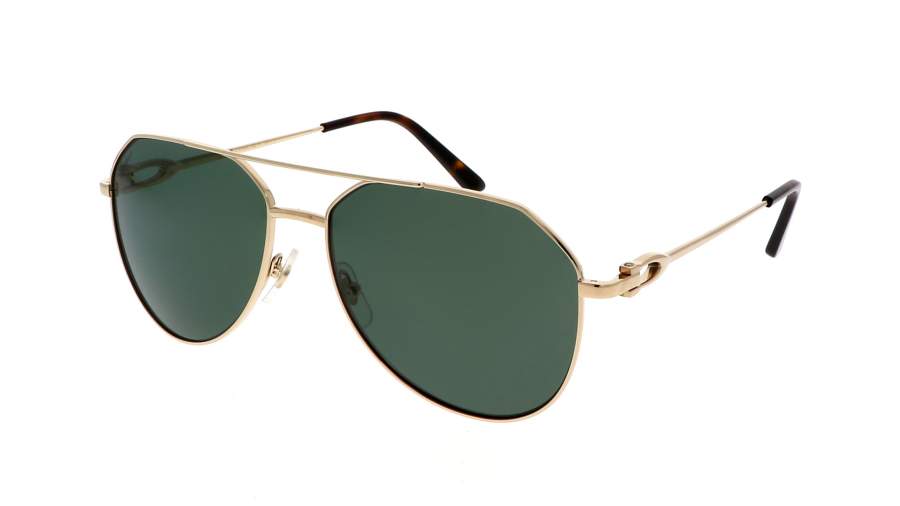 Sunglasses Cartier CT0364S 002 59-16 Gold in stock | Price 733,33 