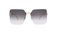 FENDI First Crystal FE4082US 30B 59-15 Złoto