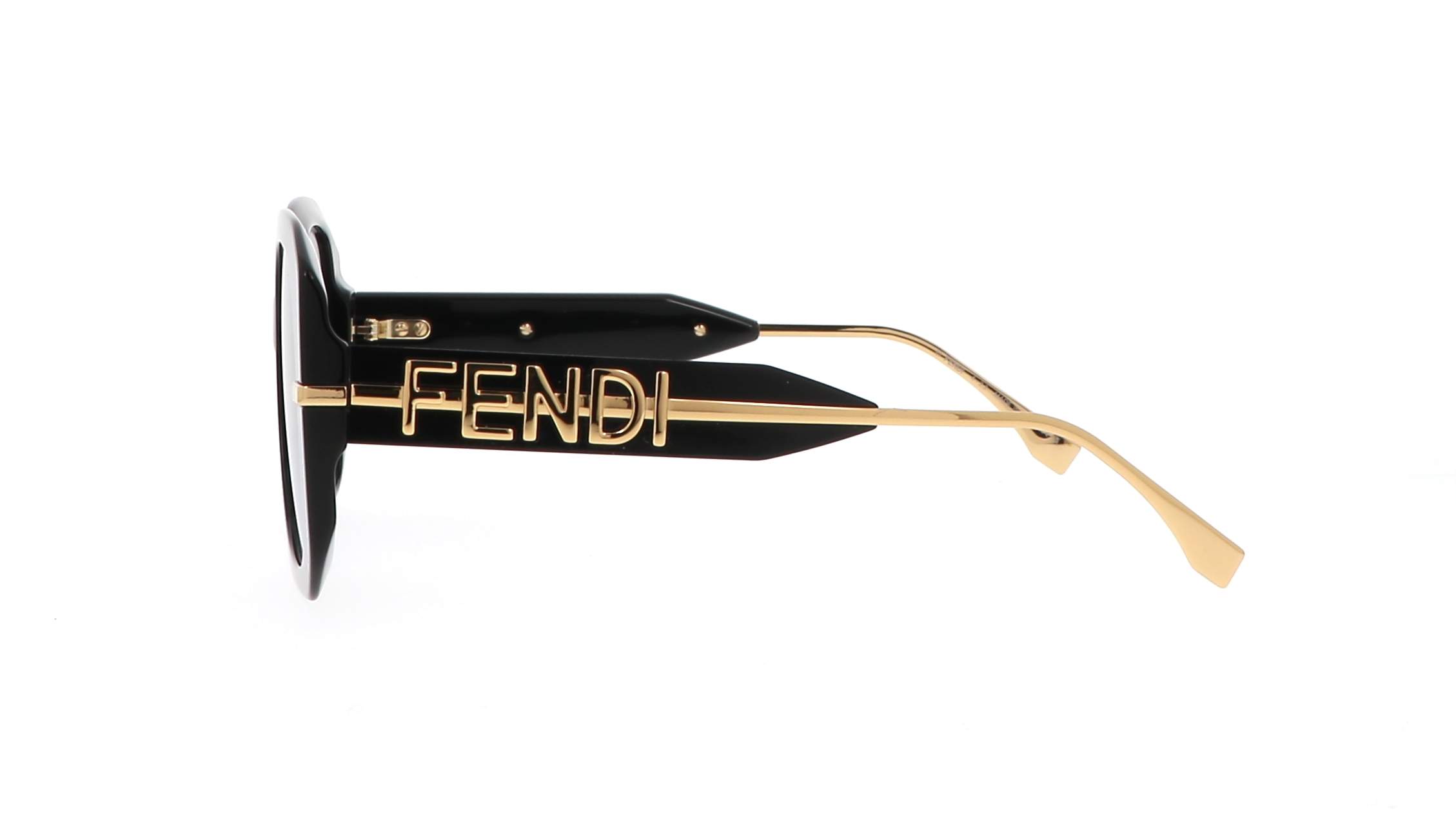 New FENDI FE40065I Fendigraphy Sunglasses Black / Gold Fendi FENDIGRAPHY FE40065I main image 3