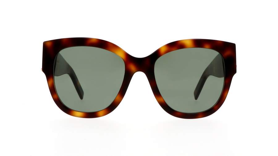 Sunglasses Saint Laurent Monogram Asian fitSL M95/F 003 56-20 Havana in stock