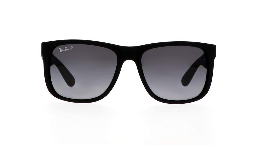 Sunglasses Ray-Ban Justin Black RB4165 622/T3 54-16 Medium Polarized Gradient in stock