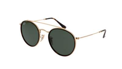 Ray-Ban Round Double bridge RB3647N 001 51-22 Złoto