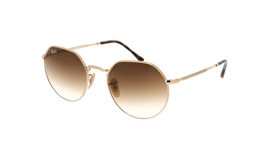 Sunglasses Ray-Ban Jack Gold RB3565 001/51 53-20 Gradient stock | Price 80,79 € | Visiofactory