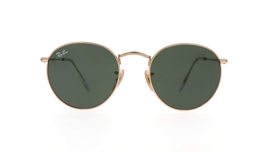 Lunettes de soleil Ray-Ban Round Metal Or RB3447 001 47-21 Small en stock