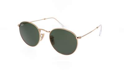 Ray-Ban Round Metal RB3447 001 53-21 Złoto