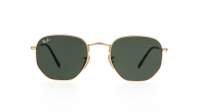 Ray-Ban Hexagonal Flat lenses RB3548N 001 51-21 Złoto