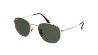 Ray-Ban Hexagonal Flat lenses RB3548N 001 54-21 Ouro