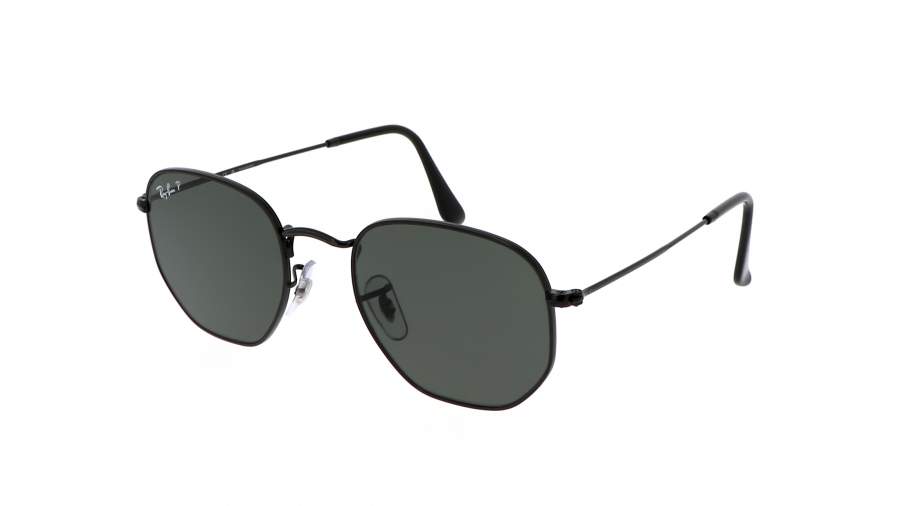Sunglasses Ray-Ban Hexagonal Flat Lenses Black RB3548N 002/58 51-21  Polarized in stock | Price 95,75 € | Visiofactory