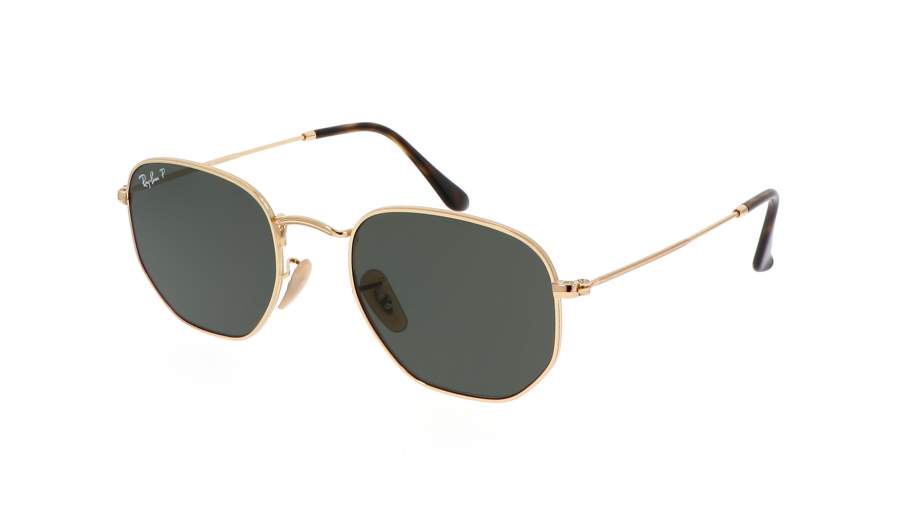 Sunglasses Ray-Ban Hexagonal Flat Lenses Gold RB3548N 001/58 51-21