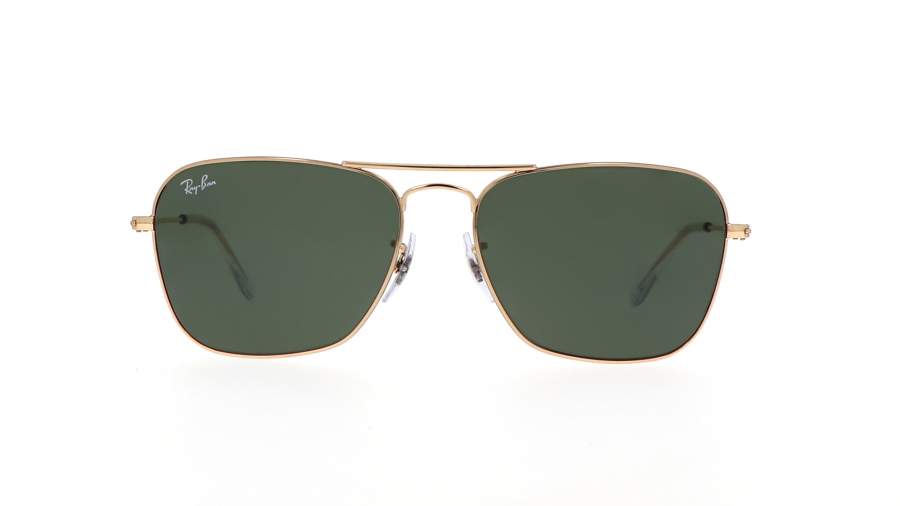 Sunglasses Ray-Ban Caravan Gold RB3136 001 55-15 Medium in stock